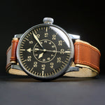 Rare Vintage Laco German Issued Huge 55mm Military Pilot's Watch Stunning, Olde Towne Jewelers, Santa Rosa CA.