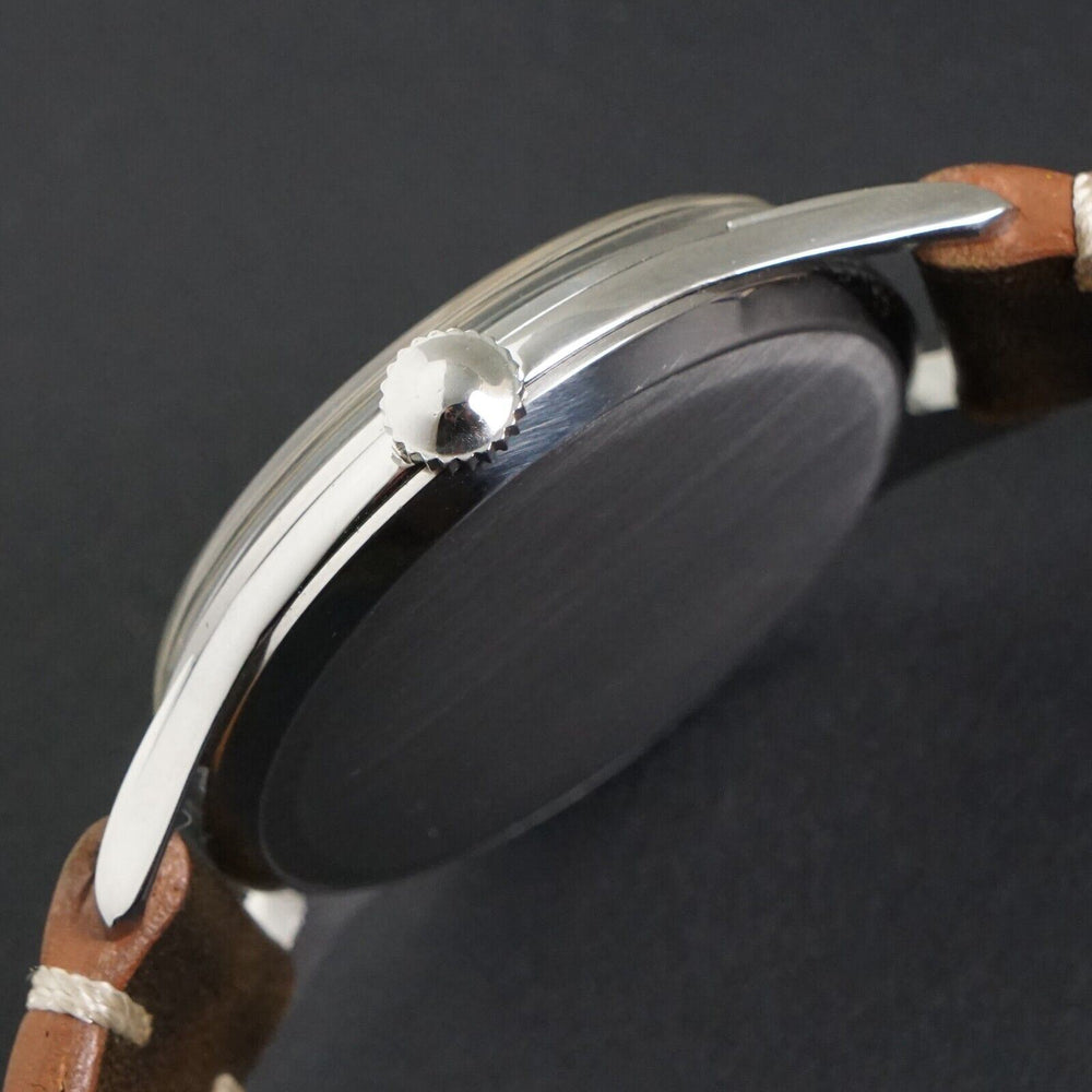 Stunning 1953 Longines 6333 Jumbo 37mm Stainless Steel Man's Watch, XLNT Condition, Olde Towne Jewelers, Santa Rosa CA.