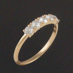 Solid 14K Gold & .50 CTW Rose Cut Diamond Wedding Band, Estate Anniversary Ring, Olde Towne Jewelers, Sant Rosa CA