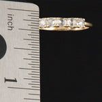 Solid 14K Gold & .50 CTW Rose Cut Diamond Wedding Band, Estate Anniversary Ring, Olde Towne Jewelers, Sant Rosa CA