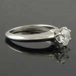 Tiffany & Co. Platinum & .70 Ct VVS1 H Diamond Solitaire Ring, Boxes & GIA Cert, Olde Towne Jewelers, Santa Rosa CA.