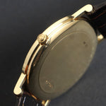 Stunning 1985 Omega Quartz Solid 14K Yellow Gold Man's Mid Size 32mm Dress Watch, Olde Towne Jewelers, Santa Rosa CA.