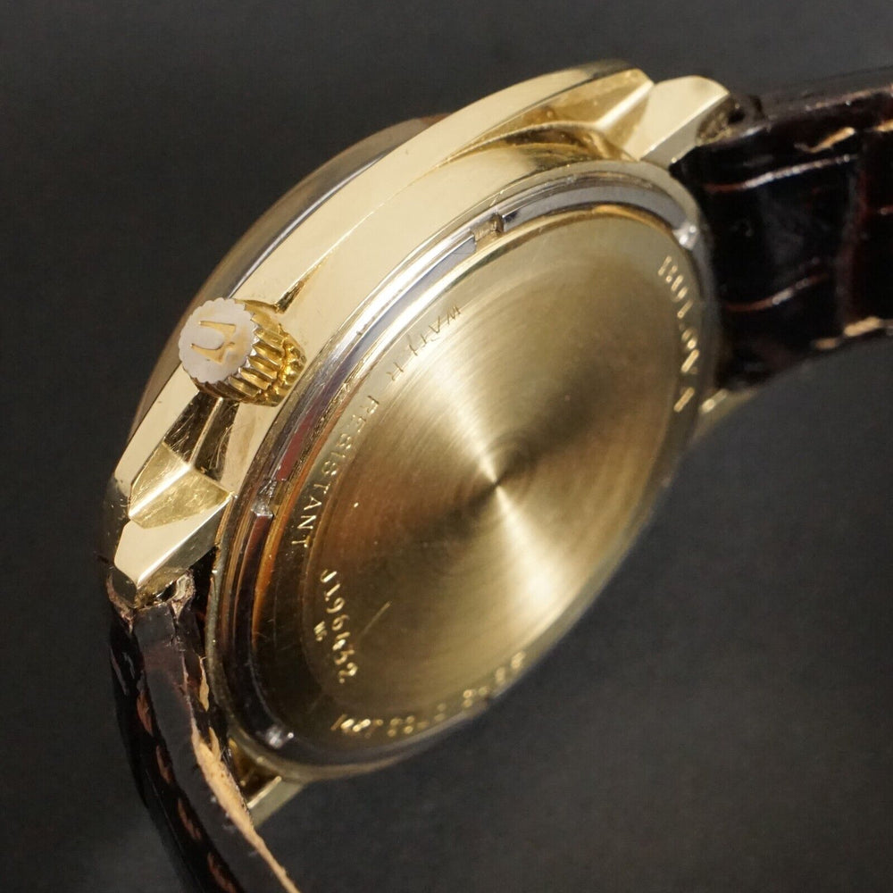 Rare 1976 Bulova Accuquartz Solid 14K Gold Man's Watch, All Original, Olde Towne Jewelers, Santa Rosa CA.