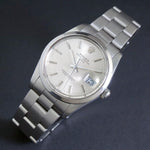 Stunning 1987 Rolex 15000 Date Stainless Steel Man's Watch, Bucherer Papers B&P, Olde Towne Jewelers, Santa Rosa CA.