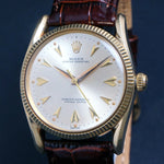 Stunning 1961 Rolex 1011 Bombe Solid 14K Yellow Gold 34mm Watch Nicest Anywhere, Olde Towne Jewelers, Santa Rosa CA.