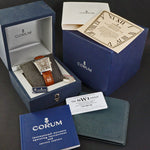 HUGE Corum Trapeze Automatic Stainless Steel Watch Chocolate Dial Men's Wristwatch, Olde Towne Jewelers, Santa Rosa CA.