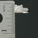 Solid Platinum & .54 CTW 3 Stone Diamond Estate Wedding, Engagement Ring Olde Towne Jewelers Santa Rosa CA 