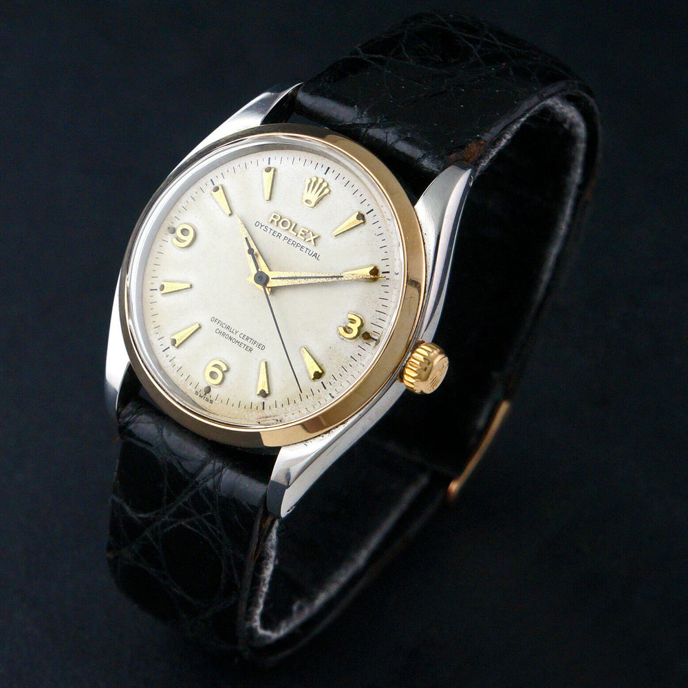 1956 Rolex 6564 Oyster Perpetual Explorer Dial, Amazing Original Example Men's Wristwatch, Olde Towne Jewelers Santa Rosa Ca.