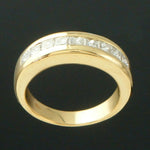 Solid 18K Yellow Gold & .90 CTW Diamond Wedding Band, Estate Anniversary Ring, Olde Towne Jewelers, Santa Rosa CA.