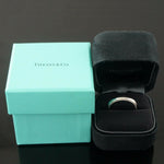 Tiffany & Co. Platinum, Classic 4mm Milgrain Wedding, Anniversary Band, Original Box, Olde Towne Jewelers, Santa Rosa CA.