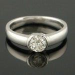 Platinum & .60 Ct Diamond Solitaire Engagement Ring, Estate Wedding Band, Olde Towne Jewelers, Santa Rosa CA.