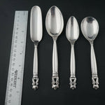 98 Piece Georg Jensen Acorn Sterling Silver Service For 12 Flatware Set, Olde Towne Jewelers Santa Rosa Ca.