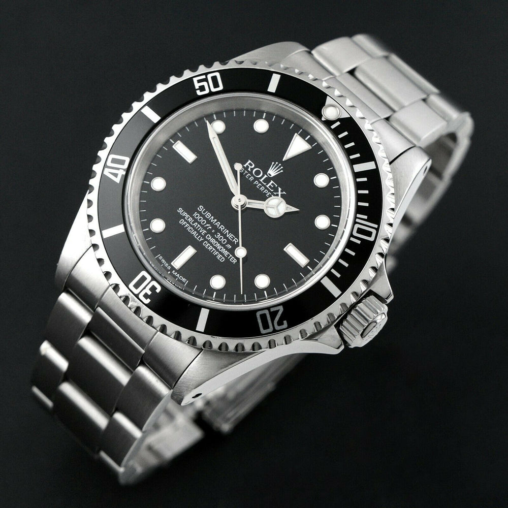 1991 Rolex 14060 Submariner Stainless Steel Non Date Man's Watch, Olde Towne Jewelers Santa Rosa Ca.